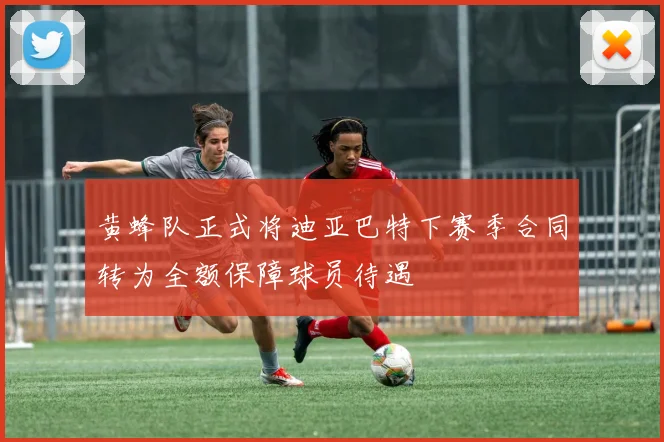 黄蜂队正式将迪亚巴特下赛季合同转为全额保障球员待遇
